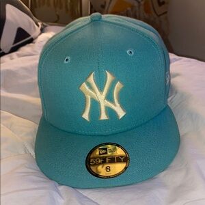 New Era Teal Cap with White Logo